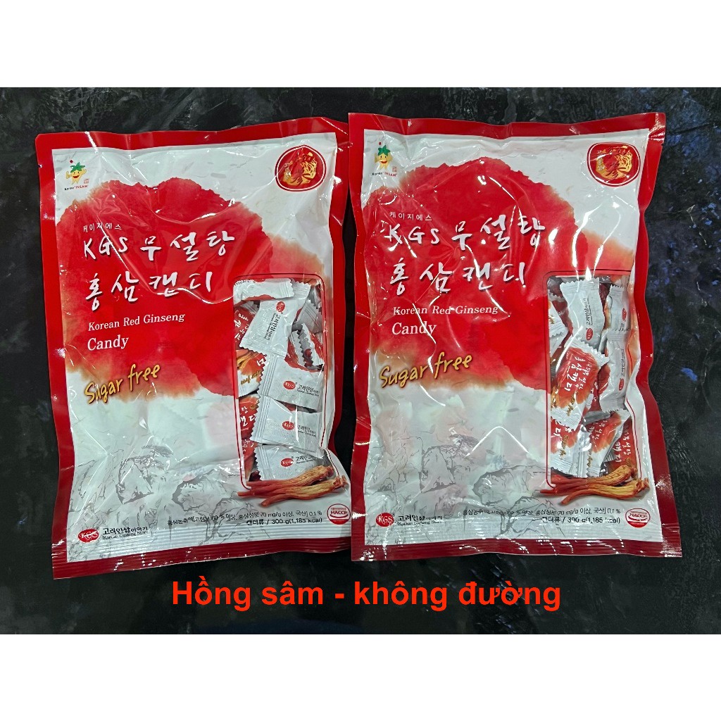 KẸO HỒNG SÂM 300g - CHÍNH HÃNG KGS ( hoả tốc TPHCM )