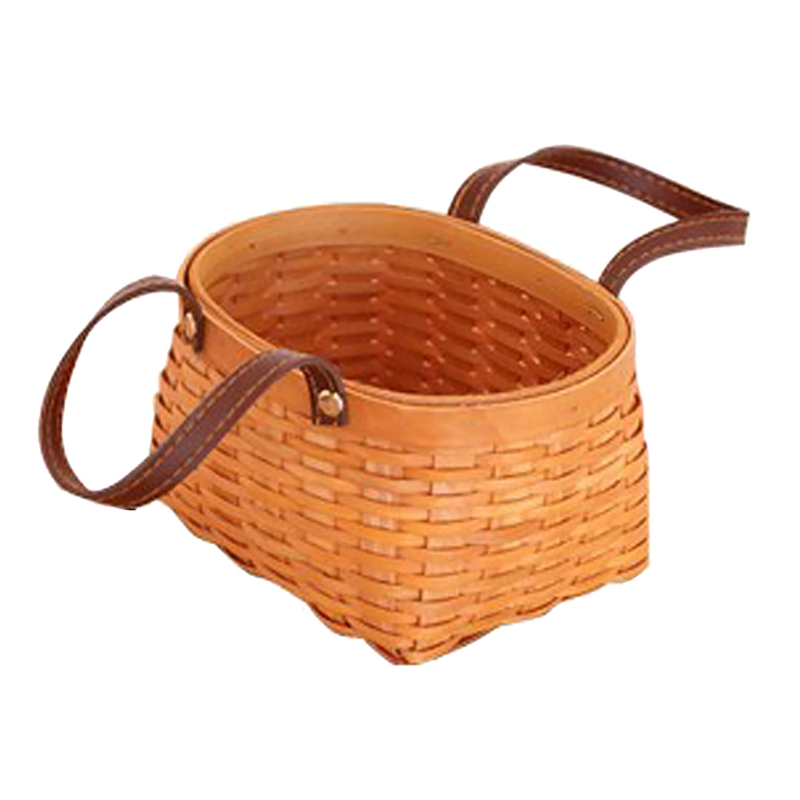 [COD][Free shipping]Picnic Basket Natural Woven Bamboo, Outdoor Picnic