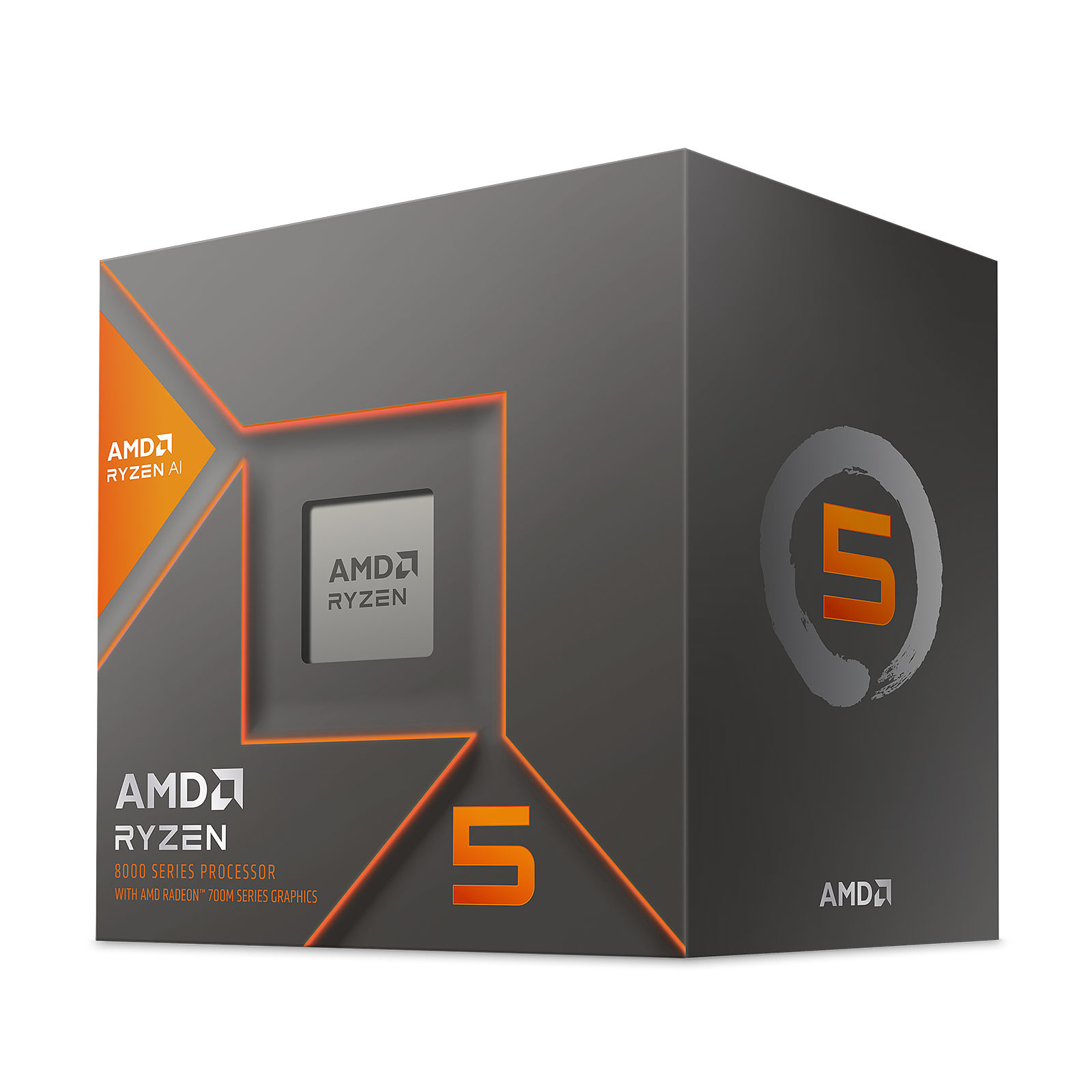 CPU AMD Ryzen 5 8600G, with Cooler AMD Ryzen™ 5 8600G With Wraith Stealth Cooler Ryzen 5 8000 Series