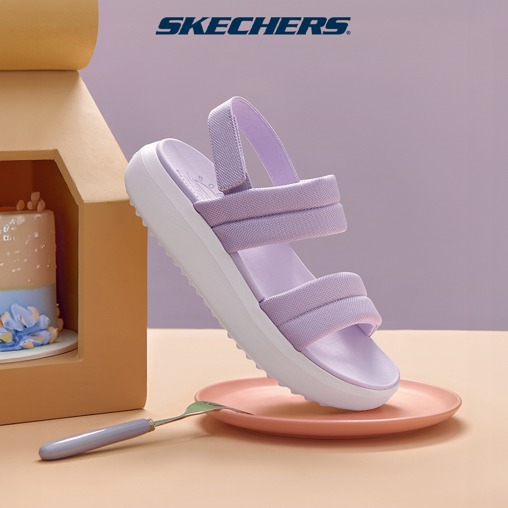 Skechers Women BOB'S Pop Ups 3.0 Sandals - 114784-LIL | Lazada