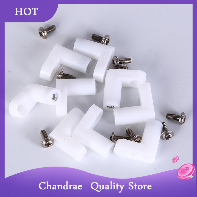 10pcs fixed plastic pcb mounting feet 20mm L type feet with screws