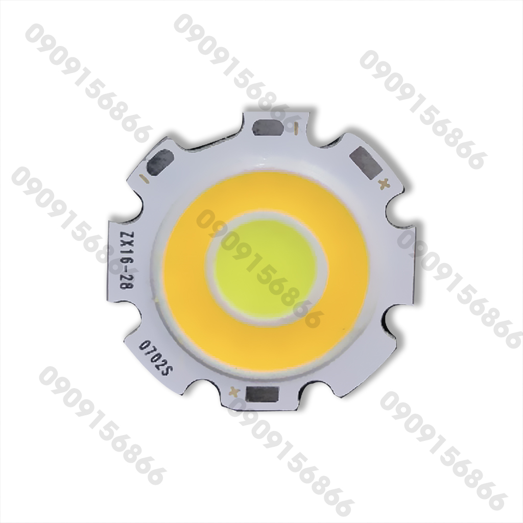 Mắt led cob 3 màu 7w