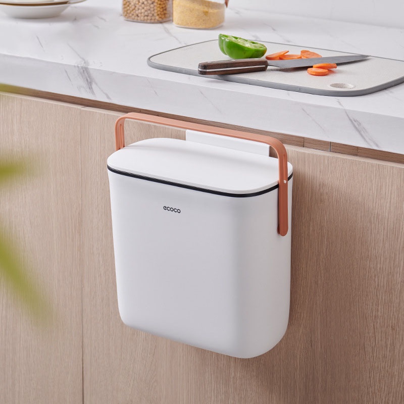 Thùng Rác Ecoco, Thùng Rác Treo Tủ Dán Nhà Vệ Sinh Ecoco E2236