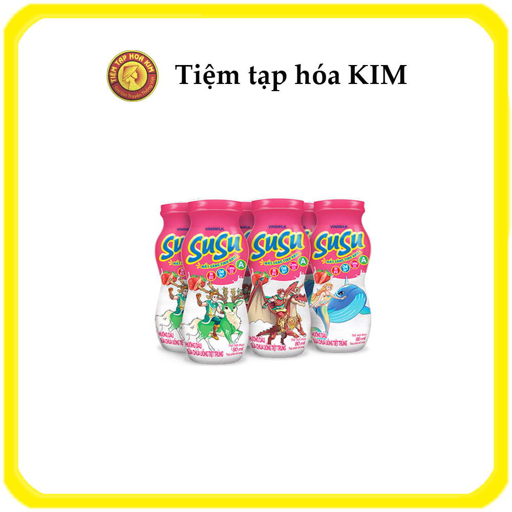 Sữa chua uống SuSu lốc 6 chai