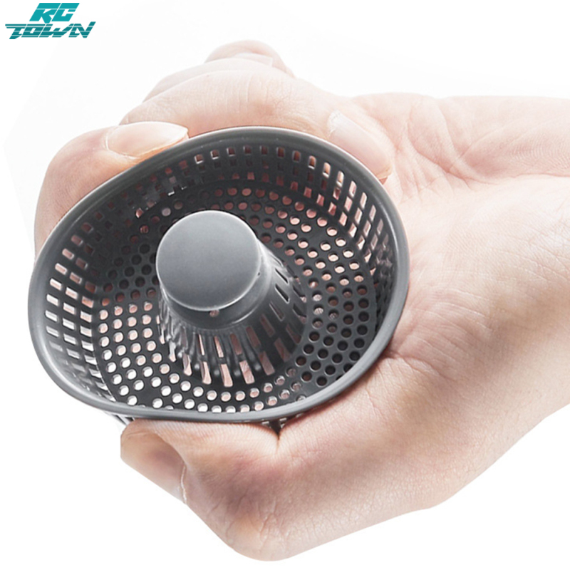 Kitchen Sink Drain Strainer With Portable Handle Stainless Steel Sink Drain Strainer Rust-proof Scratch-resistant Sink Stopper