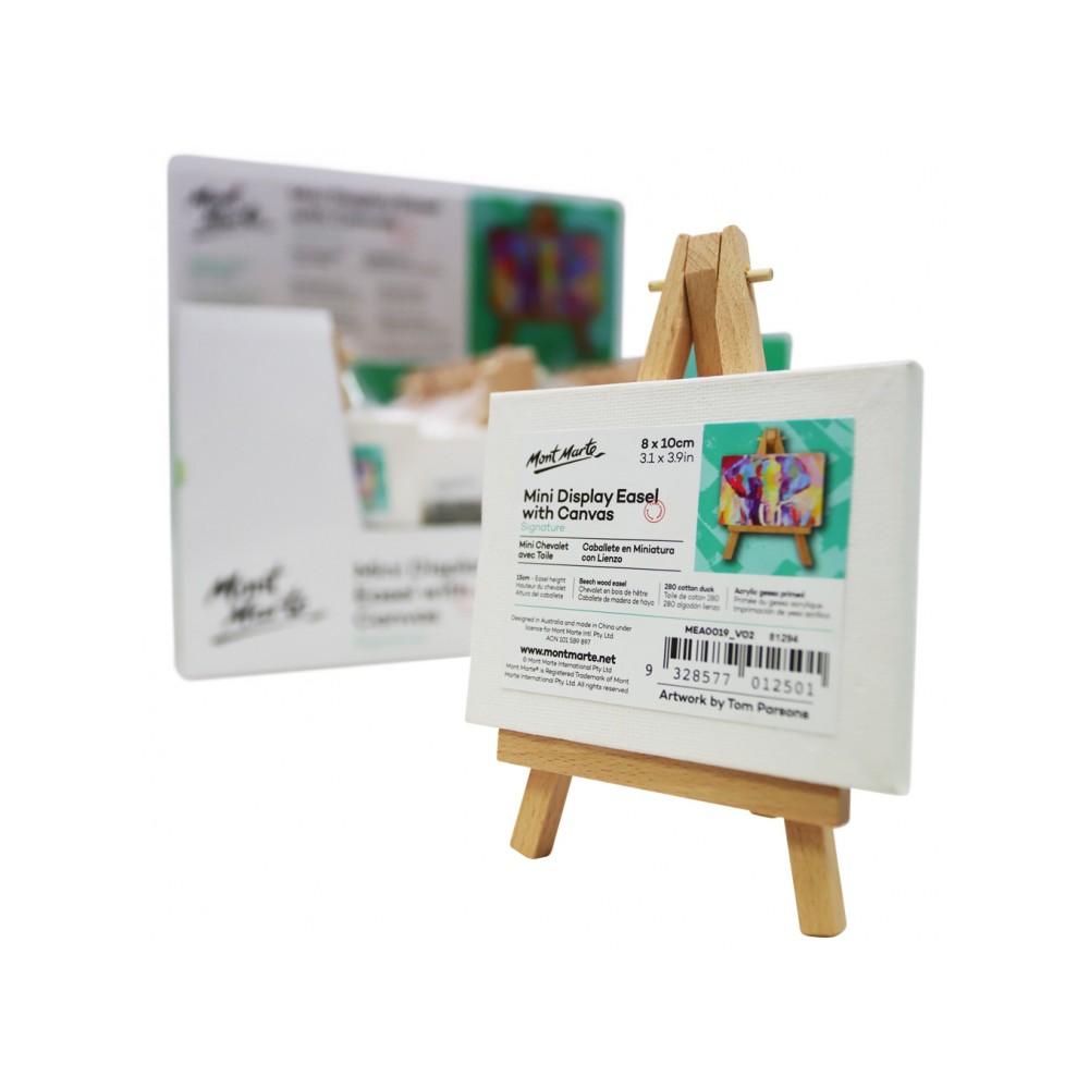 [Space Art Store] Canvas vẽ tranh MONT MARTE Mini kèm giá vẽ