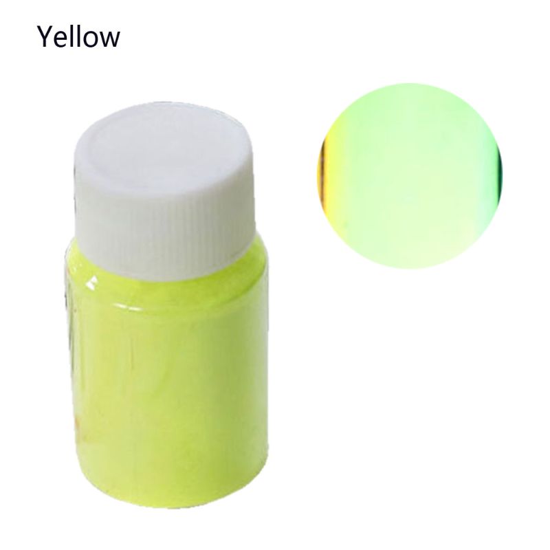 【Big-promotion】 12 Colors 20g Luminous Resin Pigment Kit Glow In Pigment Colorant Dye Fluorescent Resin DIY colorful paint star.