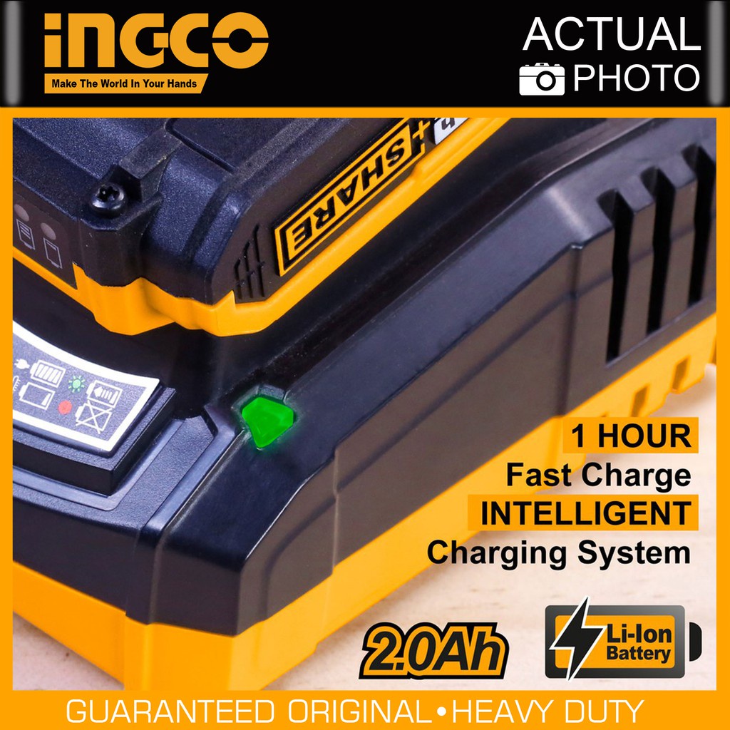 20V Đế sạc pin LITHIUM-ION INGCO FCLI2001