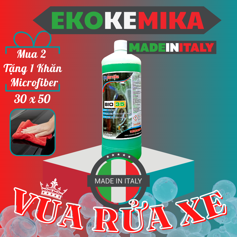 Can 5 Lít Dung Dịch Rửa Xe Không Chạm Ekokemika Bio 35
