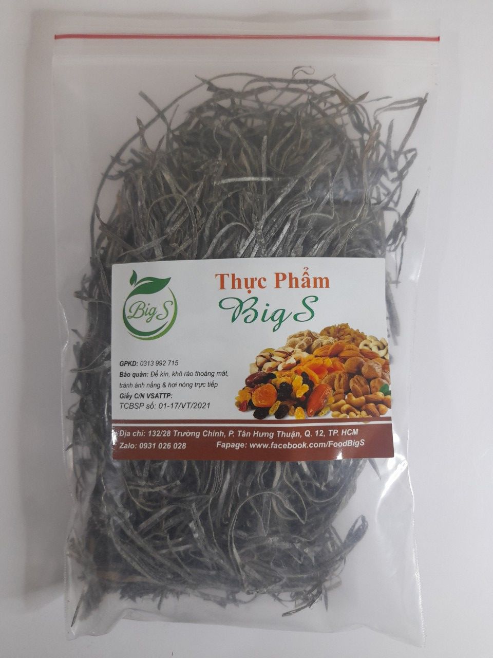 PHỔ TAI RONG BIỂN SẤY KHÔ (100g) BIGS