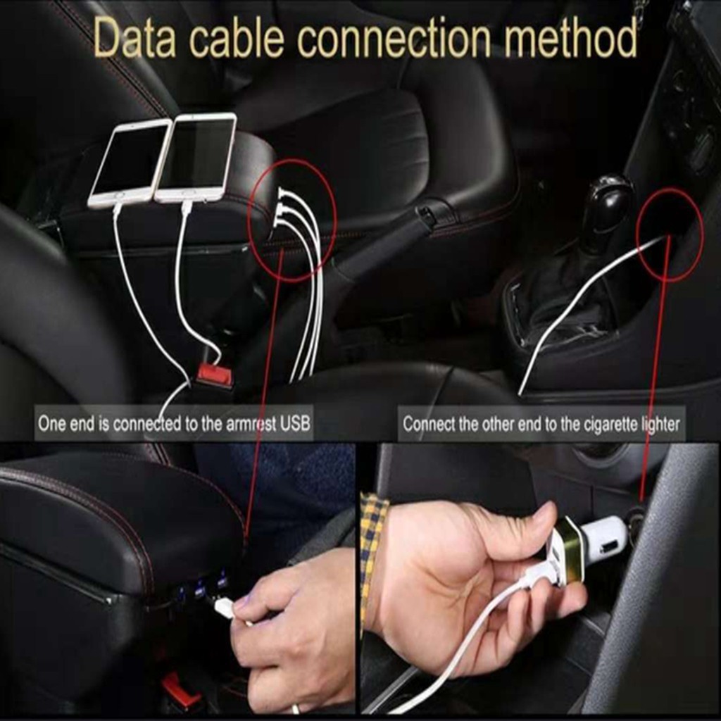 Car Armrest box For VW Polo