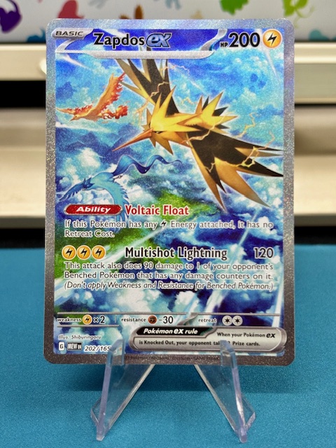 POKMON CARD GAME - Zapdos ex 202/165 Special Illustration Card [Pokemon  151] | Lazada Singapore