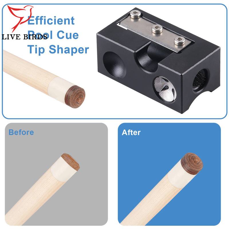 9 In 1 Multifunctional Billiards Pool Cue Tips Tool Tools Premium Billiard Cue Tip Grinder Billiard Pool Cue Tip Tools
