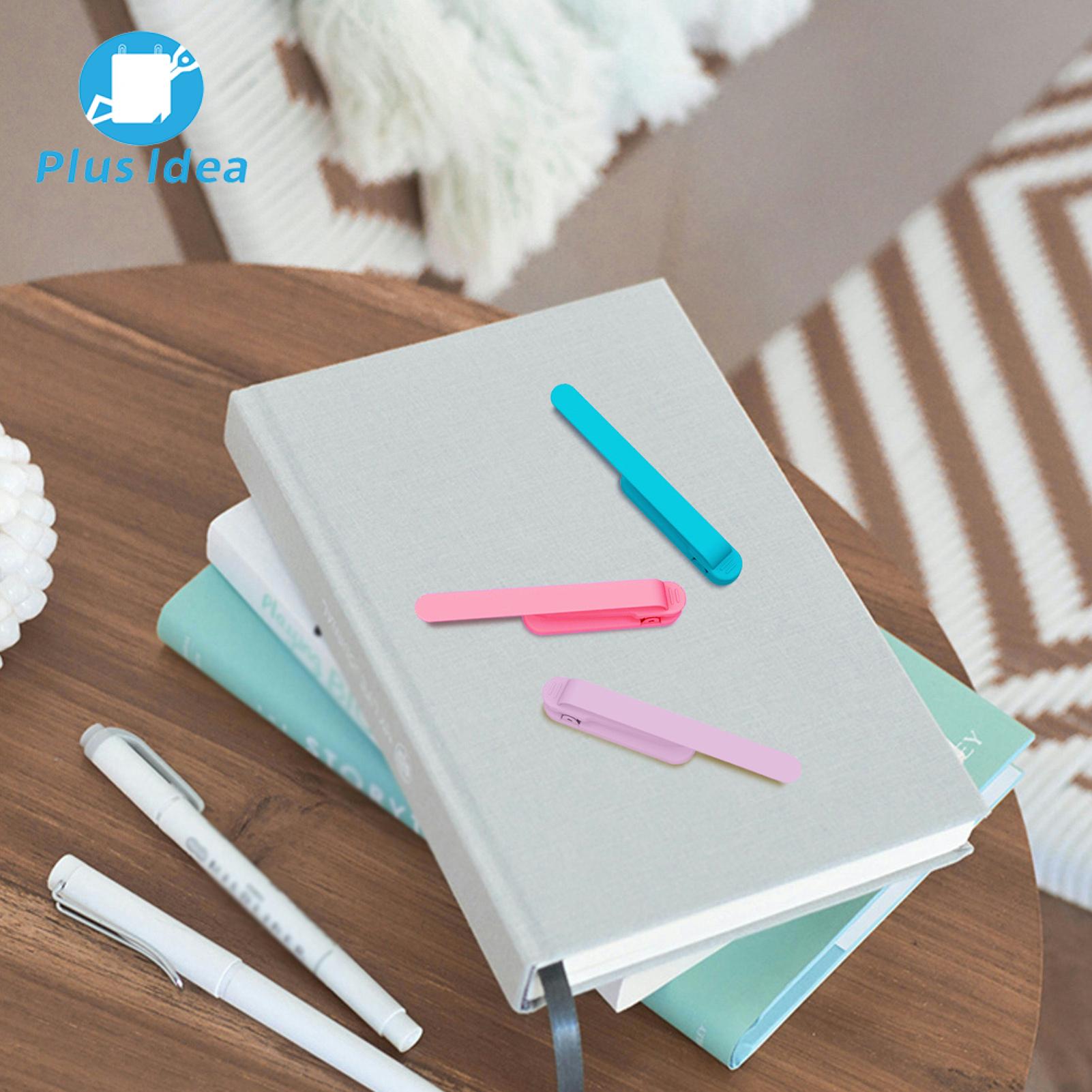 Plus Idea Elastic Bookmark Multifunctional Reading Bookmark Smart Silicone Book Marker Lightweight Portable Page-following Bookmark for Easy Reading Vertical Book Clip for Convenient Use