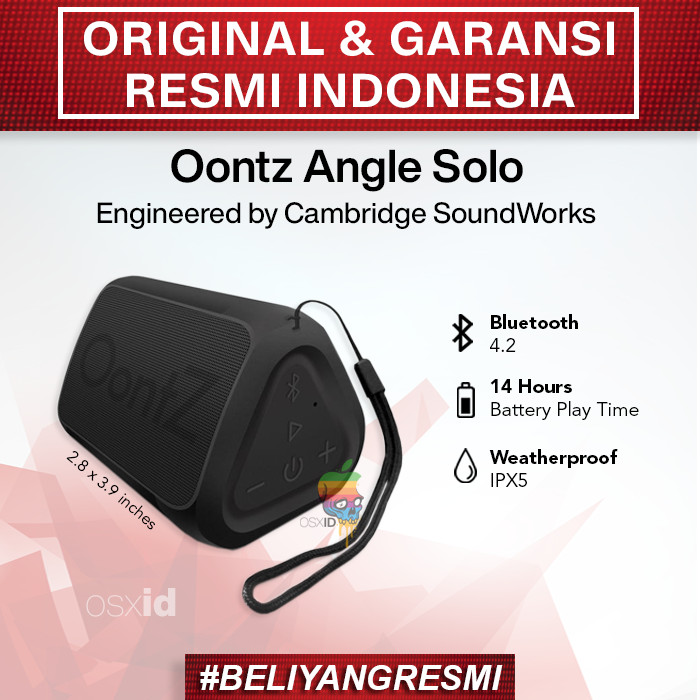 OontZ Angle Solo Super Portable Bluetooth Speaker Garansi Resmi