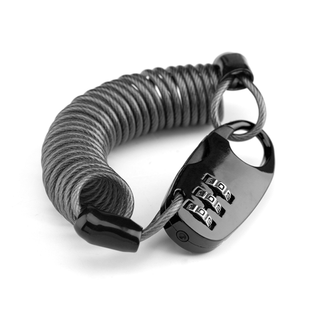 ROCKBROS Helmet Lock Code Lock for Bike Alloy Mini Portable Lightweight Zinc Alloy Anti-theft Cycling Helmet Lock