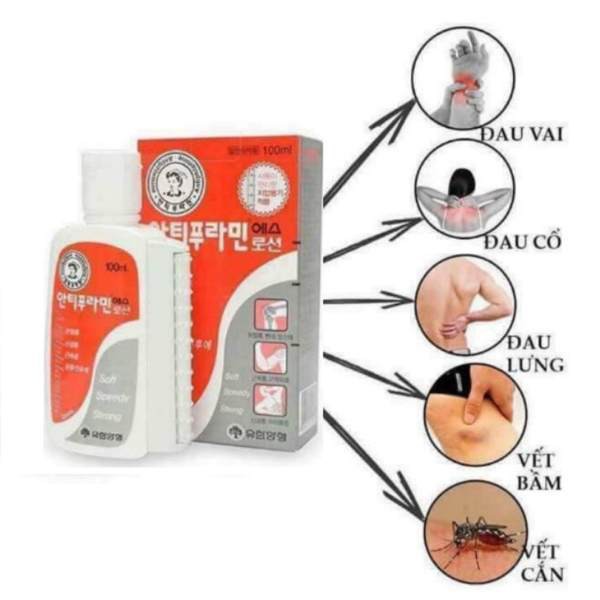 [Set 3 Chai] Dầu nóng xoa bóp Hàn Quốc Antiphlamine 100ml