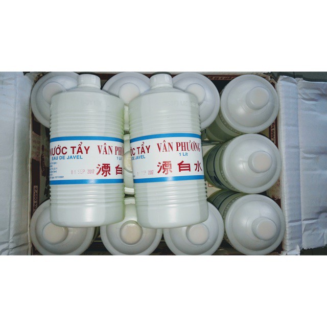 Nước Tẩy Trắng Quần Áo Javel Chai 1l