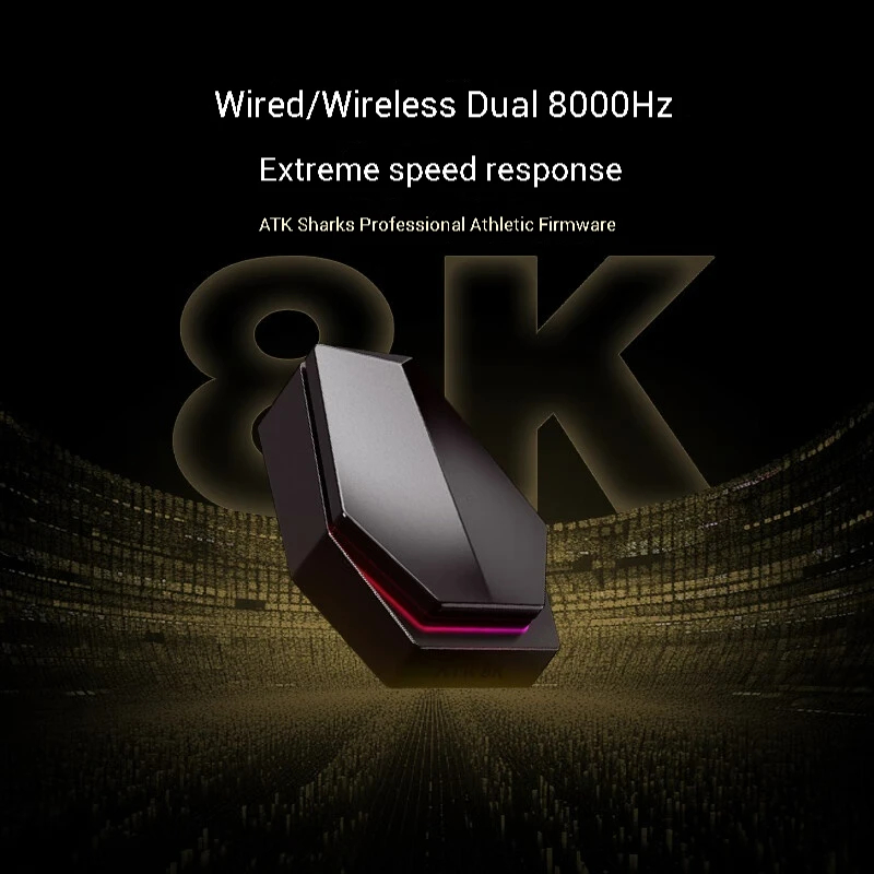 AKT Blazing Sky X1 Wireless Mouse PAW3950 Ultra 750IPS 8k PollingRate Lightweight Customized Adjustable DPI FPS MOBE Gaming Mice. 