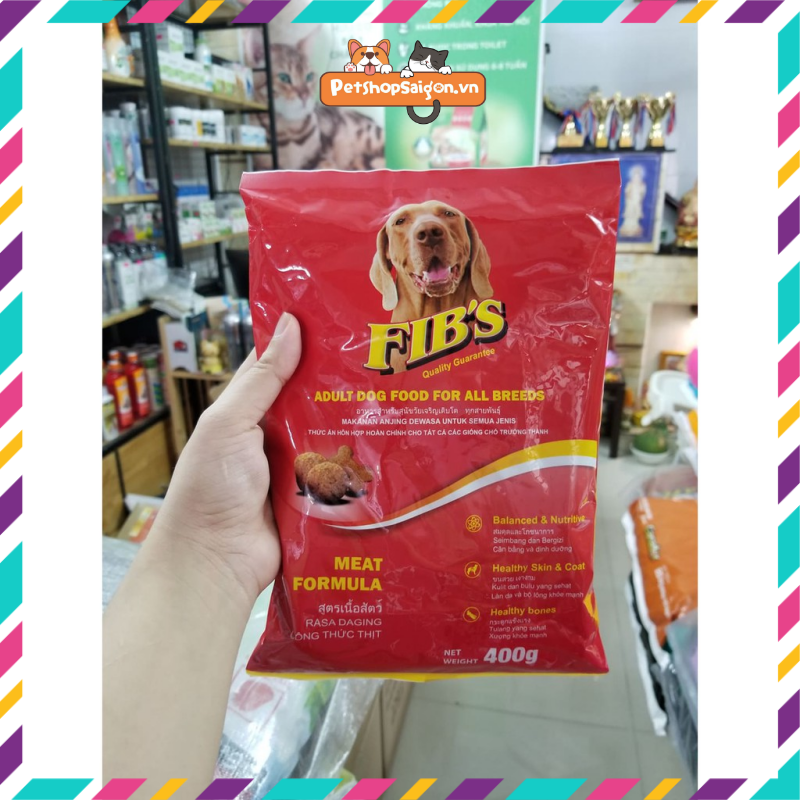 [HCM][COMBO SIÊU RẺ] 5 GÓI thức ăn cho chó Fib's 400g