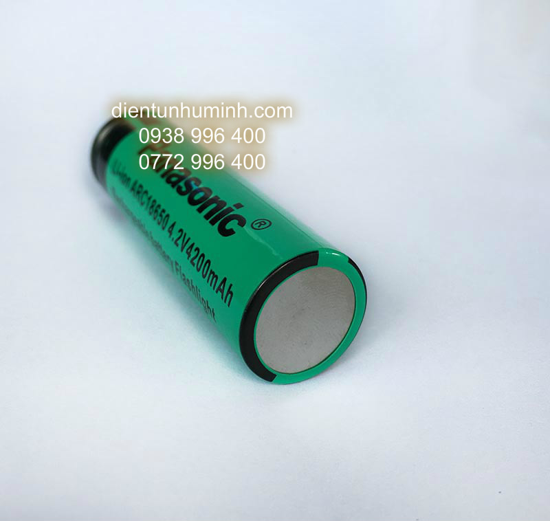 Pin sạc 3.7V  4.2V ARC18650 4200mAh ( Đầu Bằng) Cao Cấp
