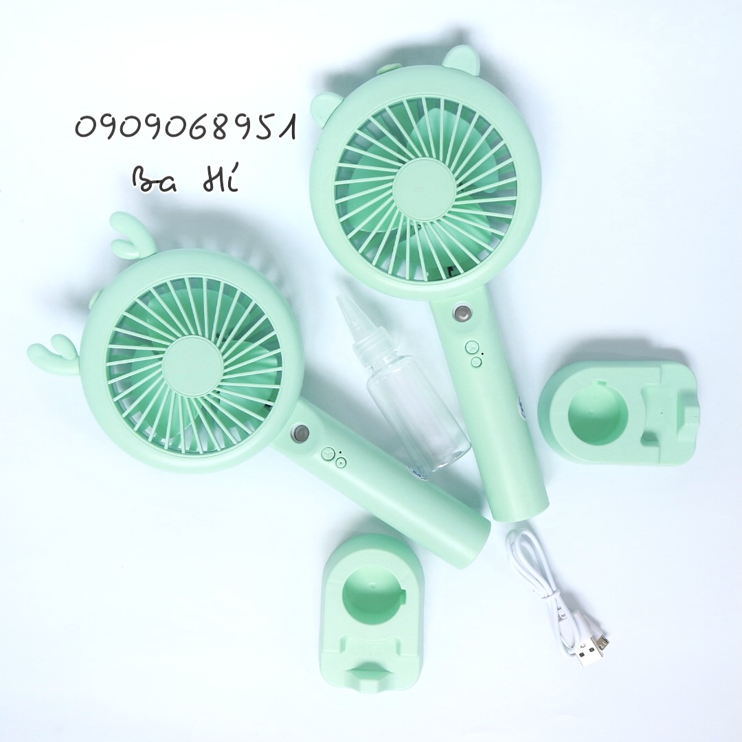 Quạt phun sương mini 3 cấp độ gió