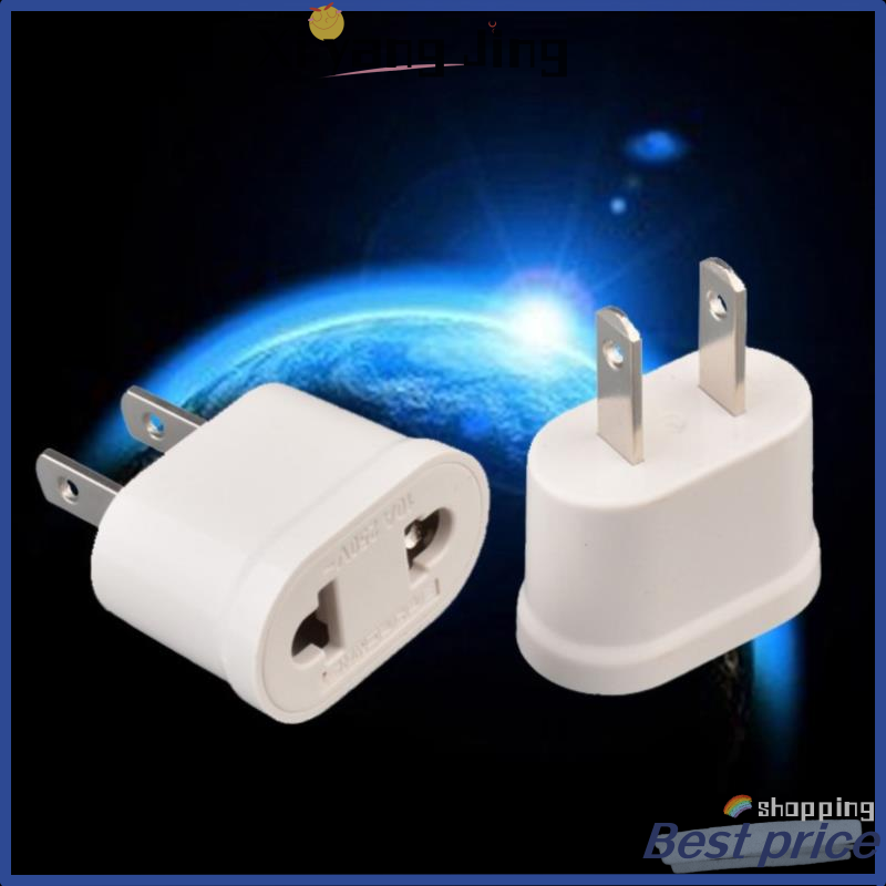 XYJ Flash Sale Home US Plug to EU Plug Round And Flat Dual-Purpose Conversion Plug Converter Socket