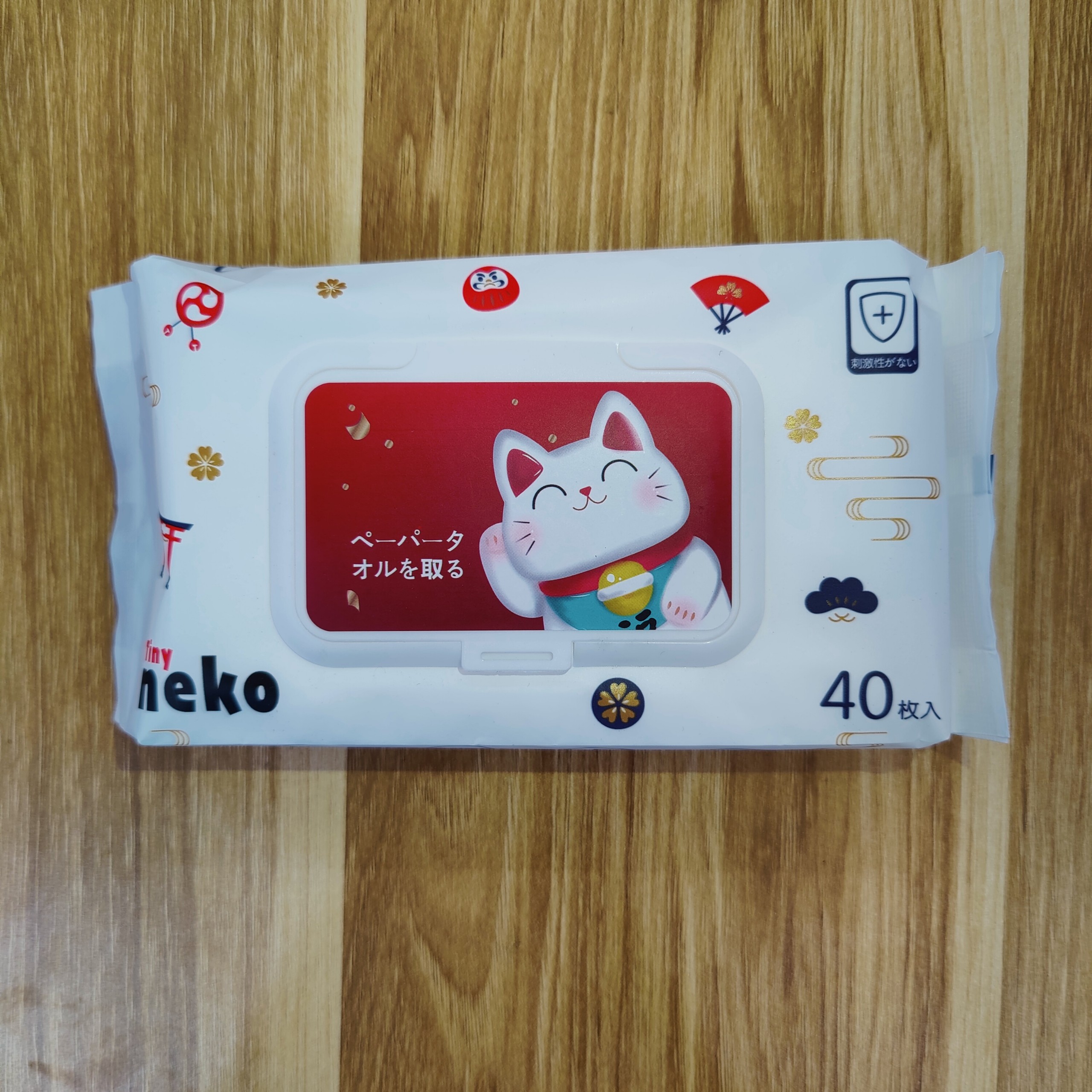 Khăn ướt trẻ em Tiny Neko Bịch 40/100psc - Biby