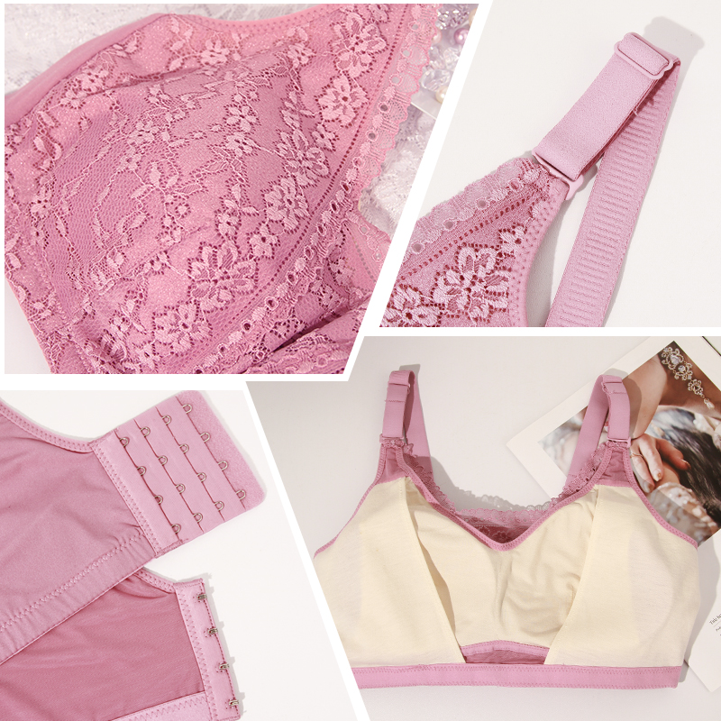 Aweisuan Luxury 2229 Mulberry Silk Mastectomy Bra Pocket Underwear for Silicone Breast Prosthesis Breast Cancer Women Artificial Boobs. 