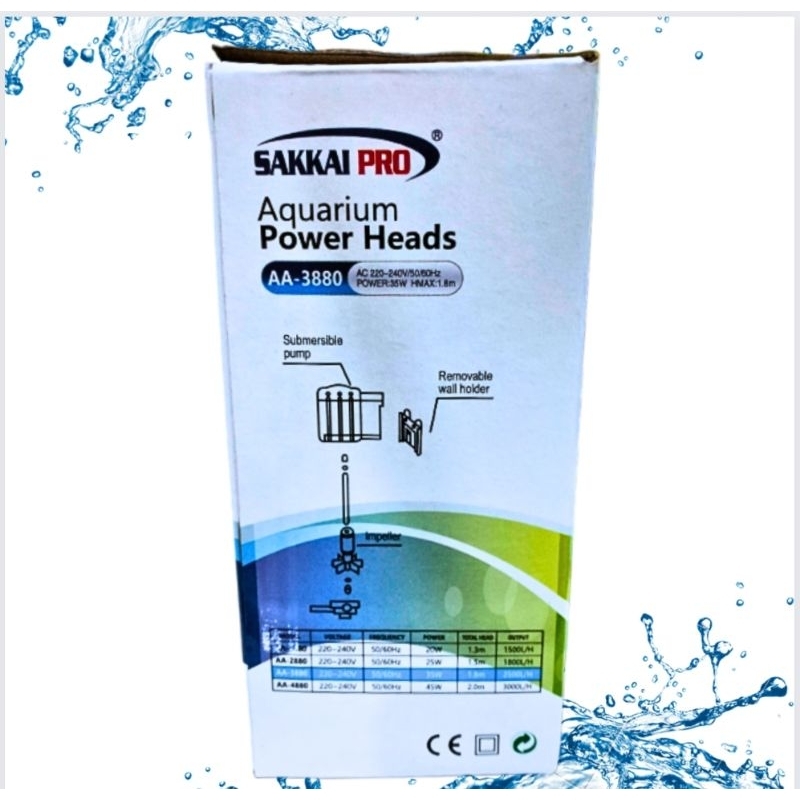 Pompa Aquarium kolam SAKKAI PRO AA 3880