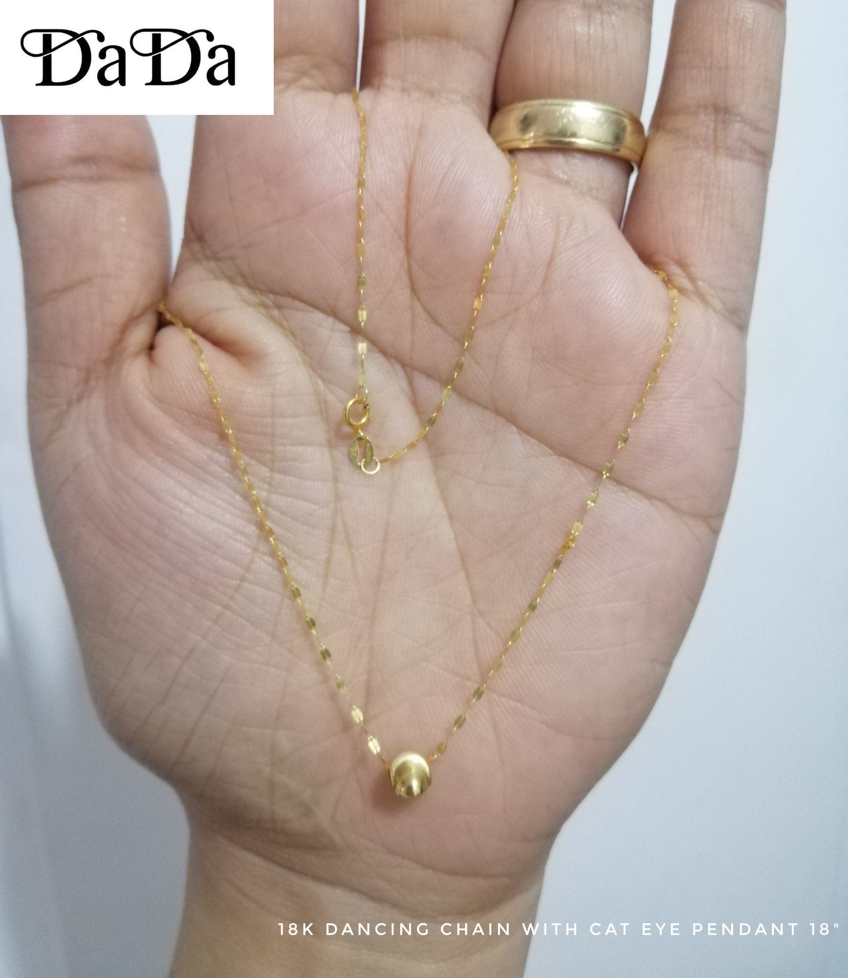 Scosha 10kt Yellow Gold Diamond Cat Eye Necklace – Lindy's
