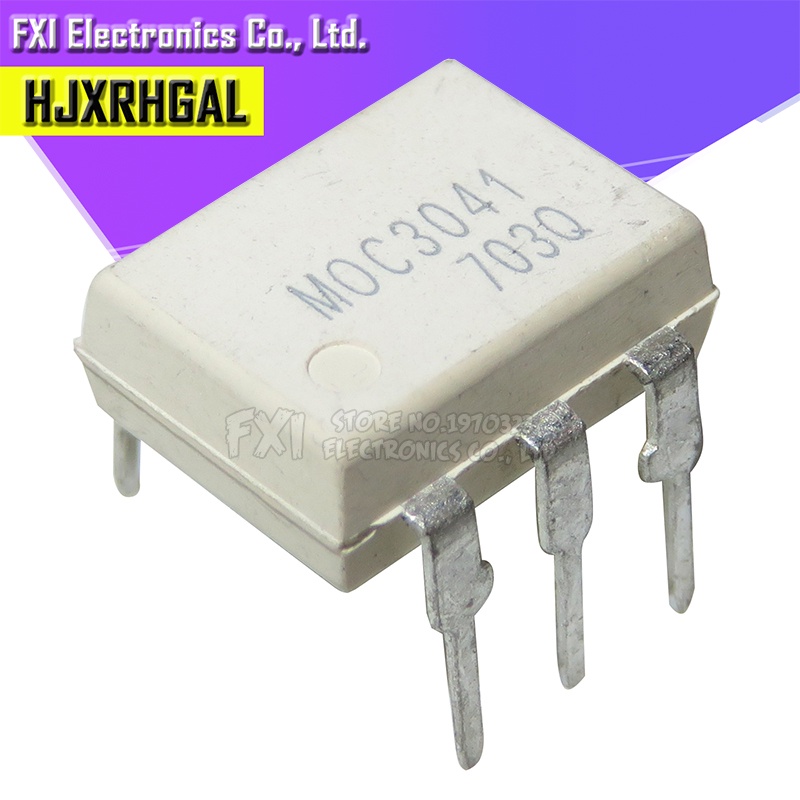 10pcs moc3041 dip6 dip optocoupler new original integrated circuit