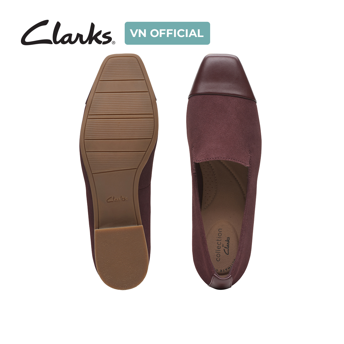 Giày Lười Da Nữ Clarks - Tilmont Step