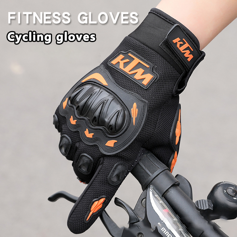 Motorcycle Gloves Black Racing Leather Motorbike Road Riding Team Glove Men Summer Winter Cycling Gloves Moyao. 