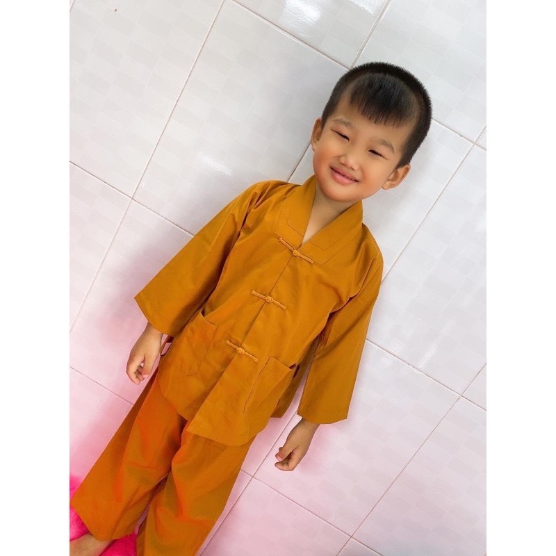 dồ lam đi chùa # la hán bé vải kate mềm
