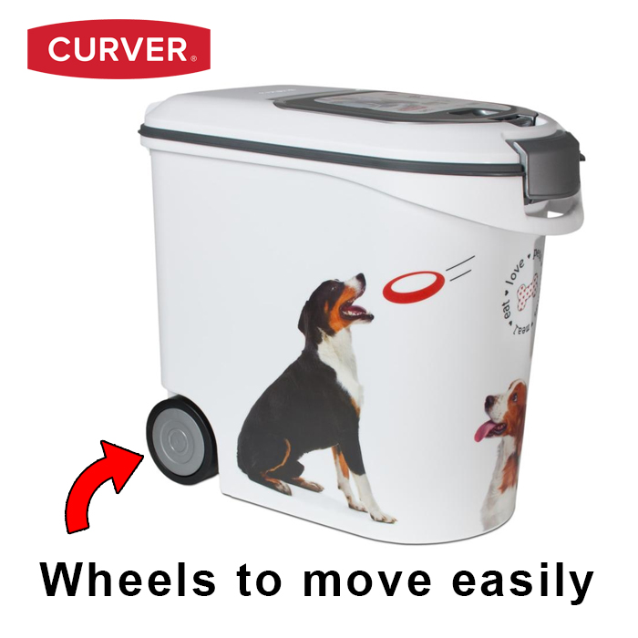 curver dog food container 35l