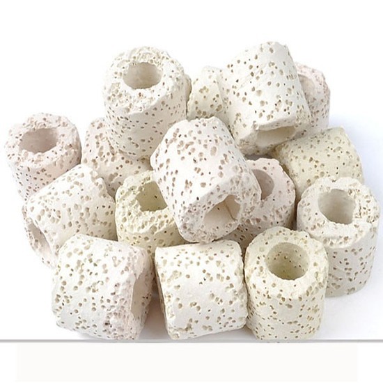100g sứ viên trắng vật liệu lọc cho hồ cá cảnh