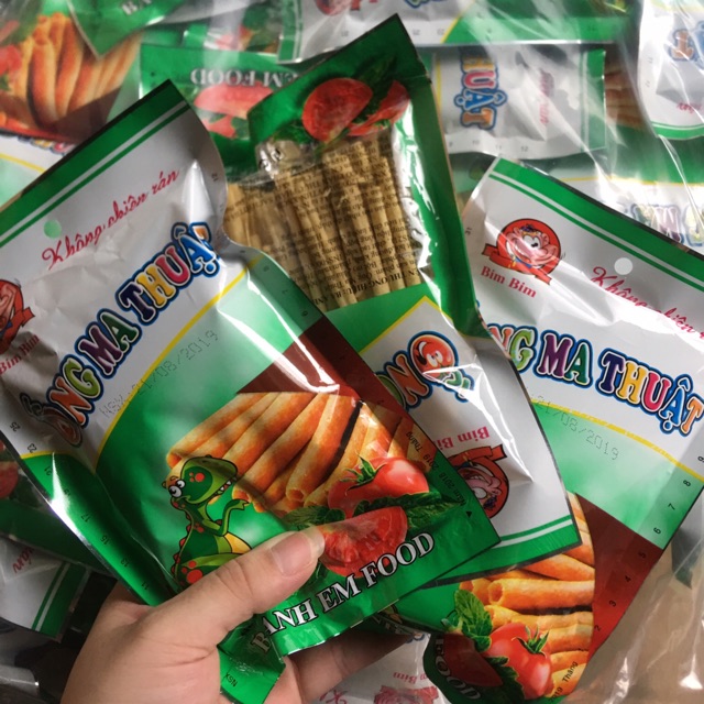 Combo 10 Gói Snack Ống Ma Thuật