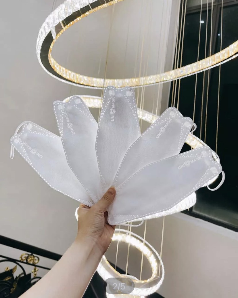 set 50 chiếc khẩu trang4D KF94 Unimask kháng khuẩn cao cấp