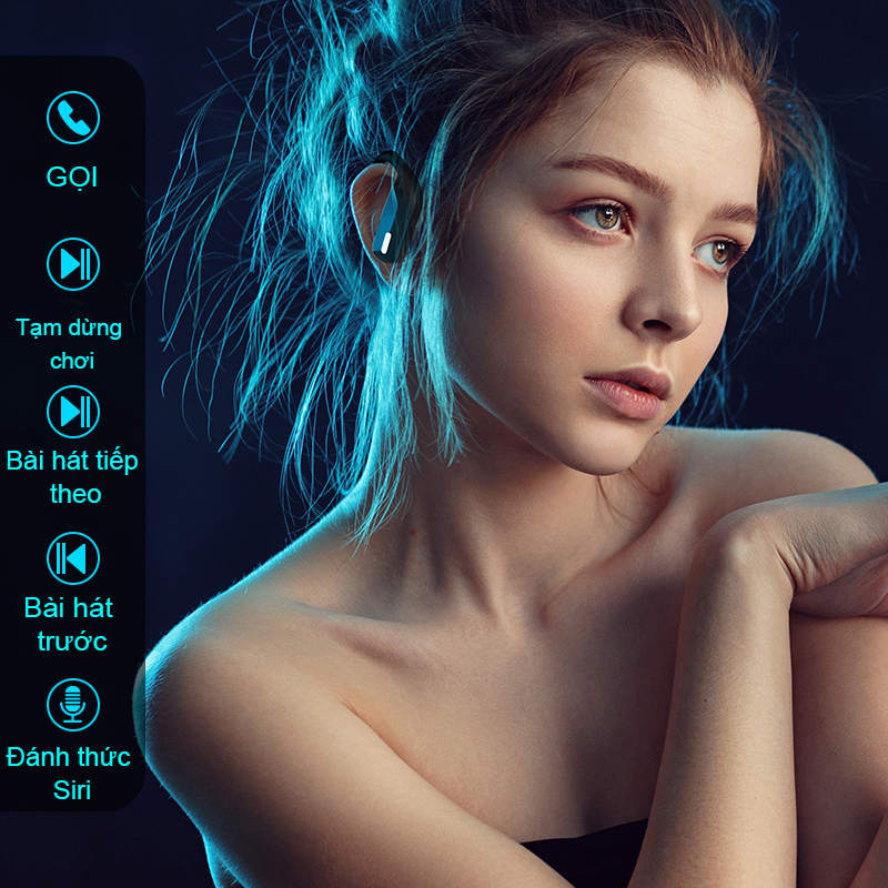 Tai Nghe Treo Tai Newmsnr Tai Nghe Không Dây Chất Lượng Âm Thanh Không Tổn Hao Tai Nghe Bluetooth IPX5 Tai Nghe Chống Nước Tích Hợp Mic Tai Nghe Không Dây Thể Thao Bluetooth5.0