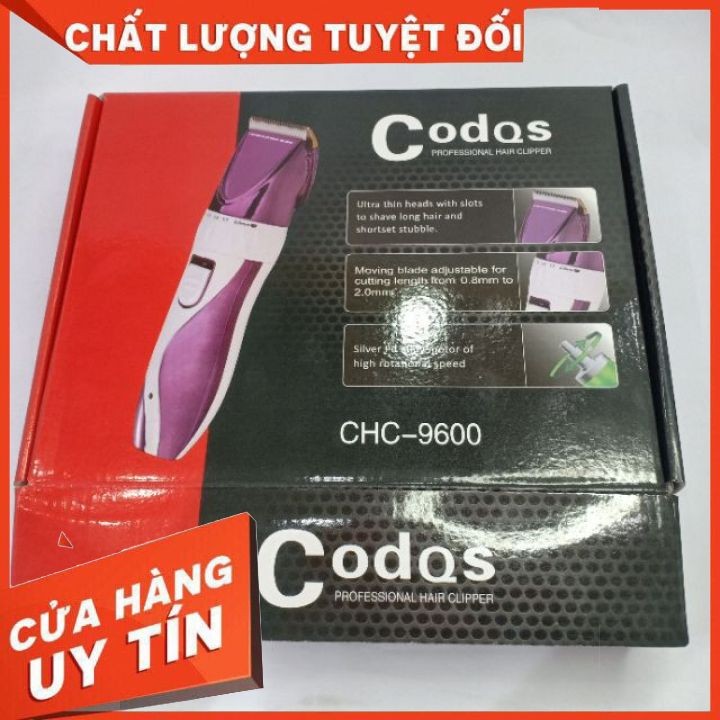 Tông đơ cắt tóc Codos CHC-9600 | Lazada.vnTông đơ cắt tóc Codol CHC-9600 Tông đơ cắt tóc cao cấp hiệu Codol(CHC-9600  Nơi bán Tông Đơ Codos 9600 giá rẻ, uy tín, chất lượng Tông đơ cắt tóc, tăng đơ cắt tóc cho bé CHC-9600 cao cấp