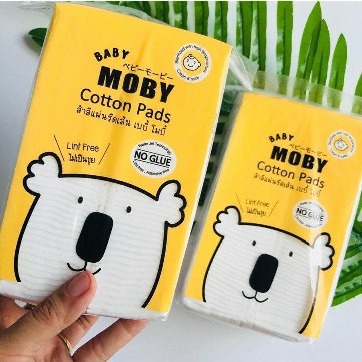 BÔNG MIẾNG ĐA NĂNG MOBY CHÍNH HÃNG (bịch 100 miếng)