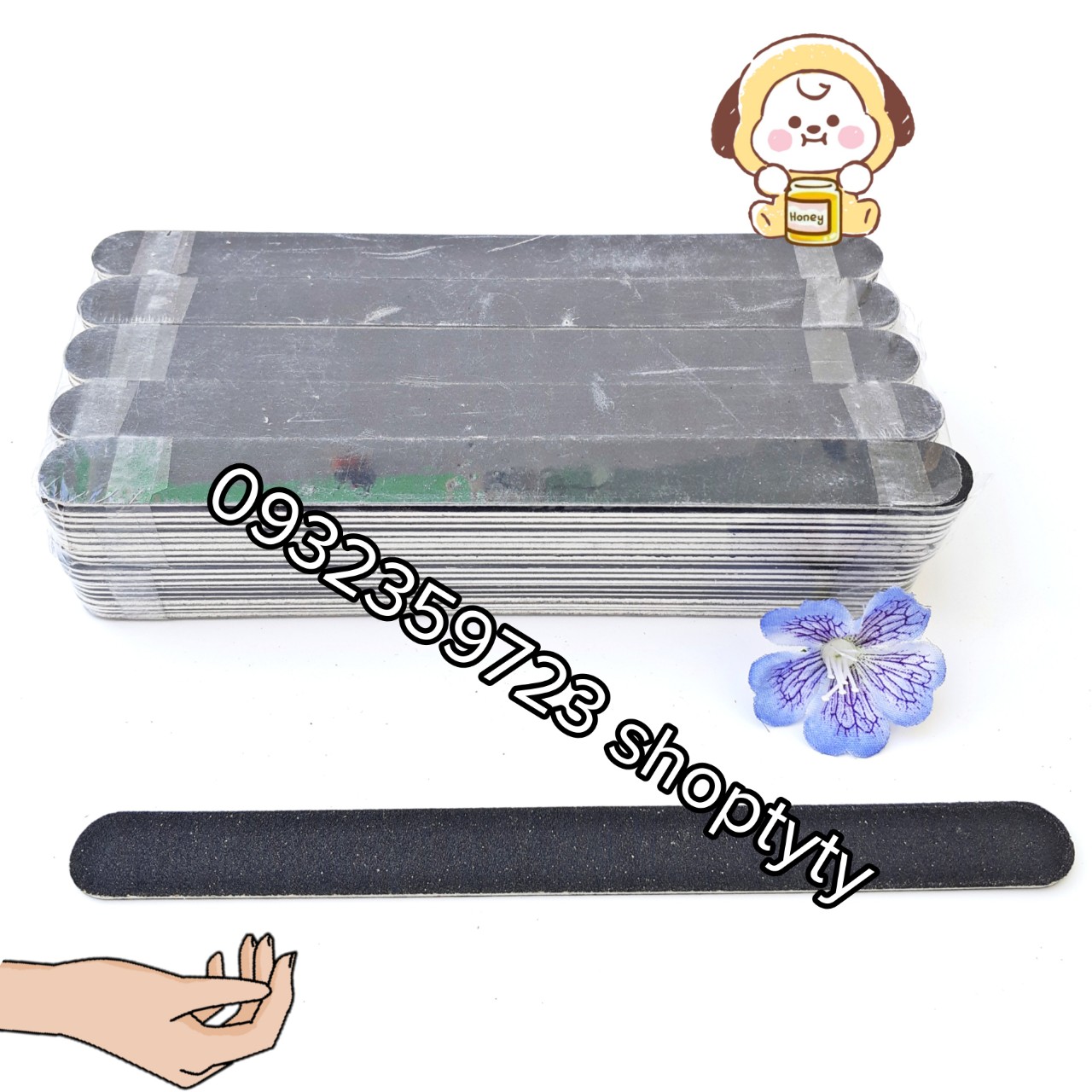 1 Bộ 10 Cây Dũa/Giũa  Móng Tay Dành Cho Mọi Lứa Tuổi