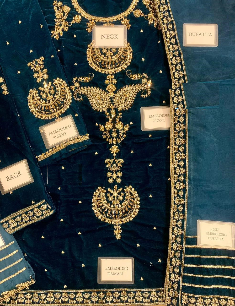 Agha Noor Velvet 9000 Micro Navy Hot Design 2025 | Daraz.pk