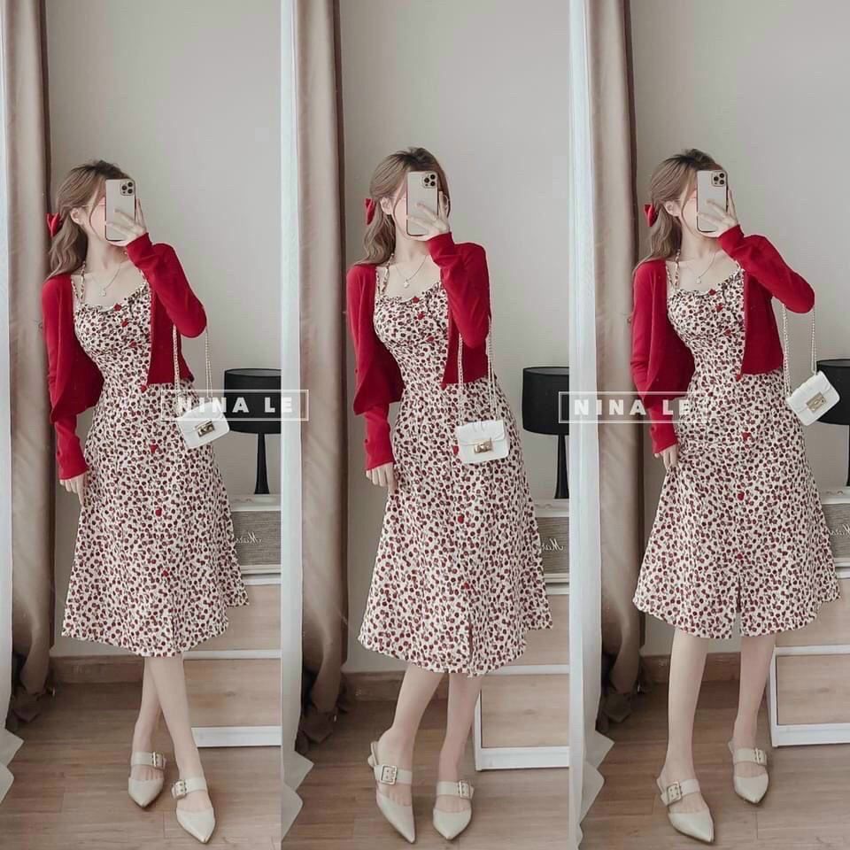 HOT SÉT ĐẦM LỤA MANGO CAO CẤP CỰC XINH. SXDX