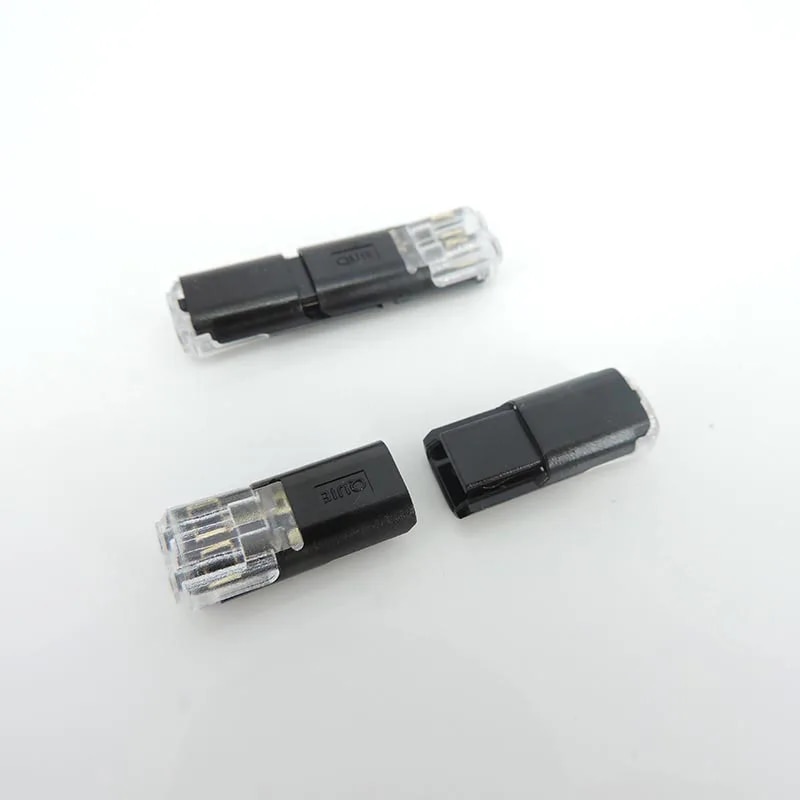 4pcs Fast Pluggable Wire Connector 2Pin Splice Electrical Cable Crimp Terminals For Wires Wiring LED Car Connectors 22-20AWG YB25VN