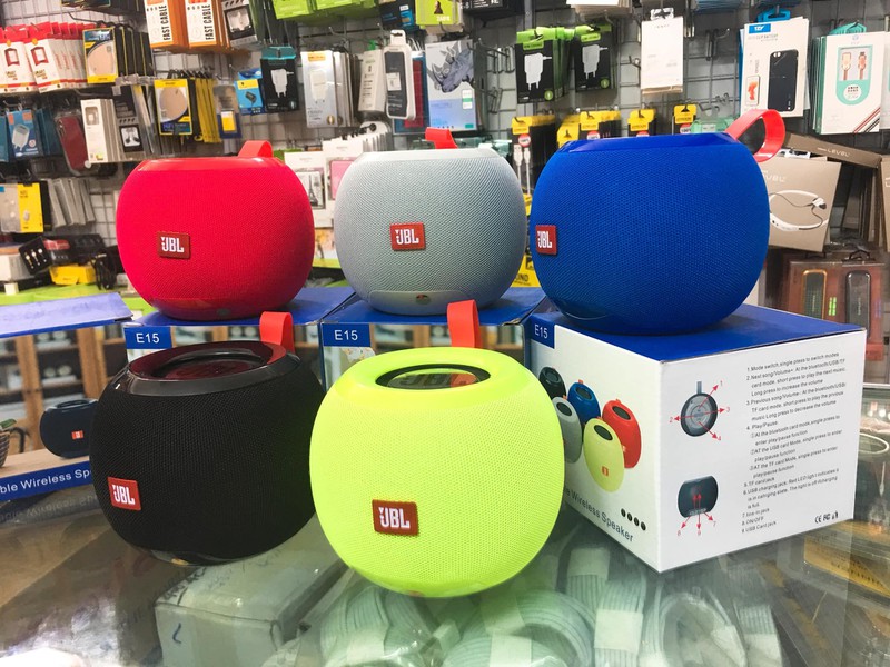 Loa bluetooth mini E15 kiểu táo tròn, âm thanh hay  Loa Bluetooth E15  Loa Bluetooth mini E15 - Loa Bluetooth Thương hiệu JBL LOA BLUETOOTH MINI E15 SIÊU BASS CỰC HAY VÀ BỀN