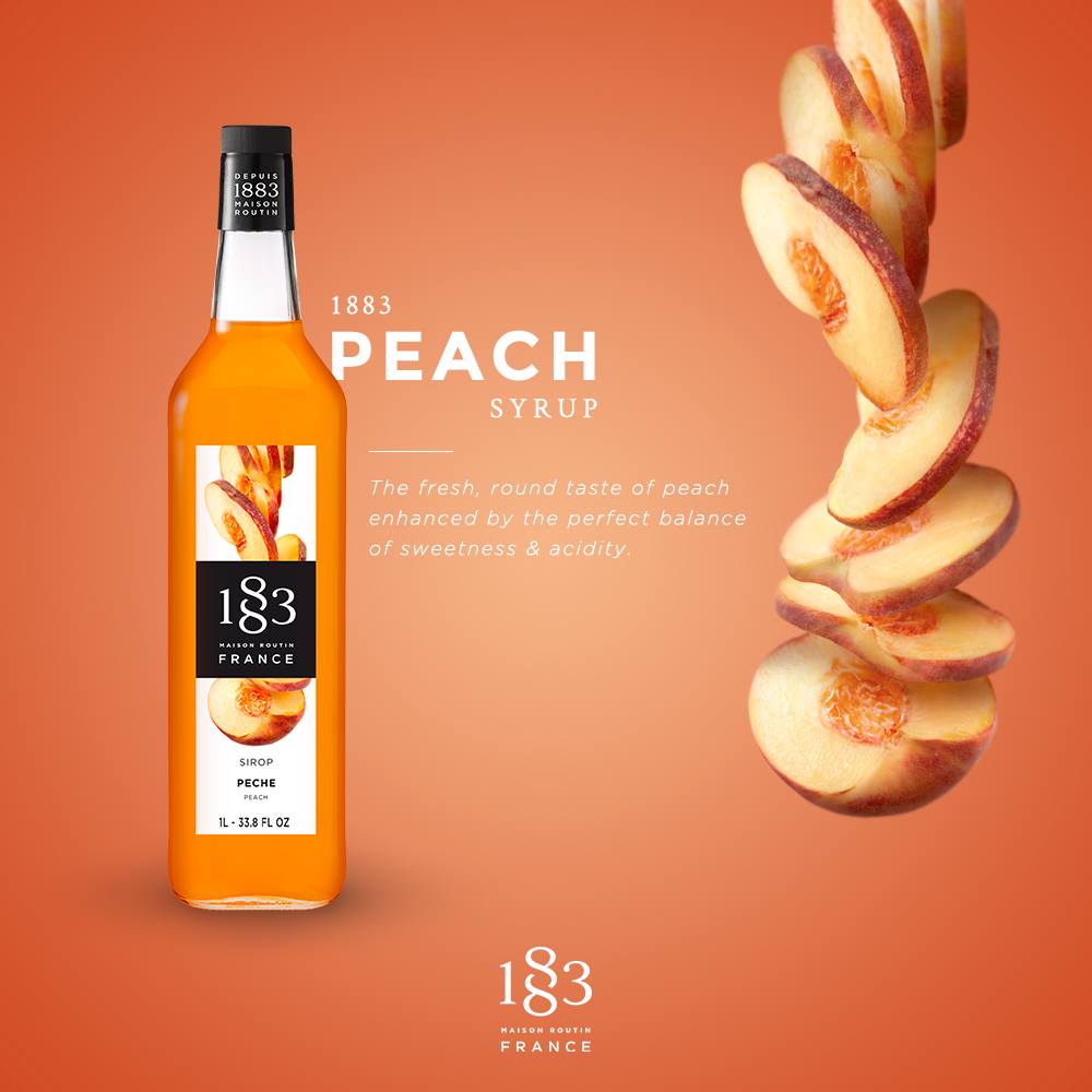 1883 Maison Routin French Peach Syrup | Lazada Singapore