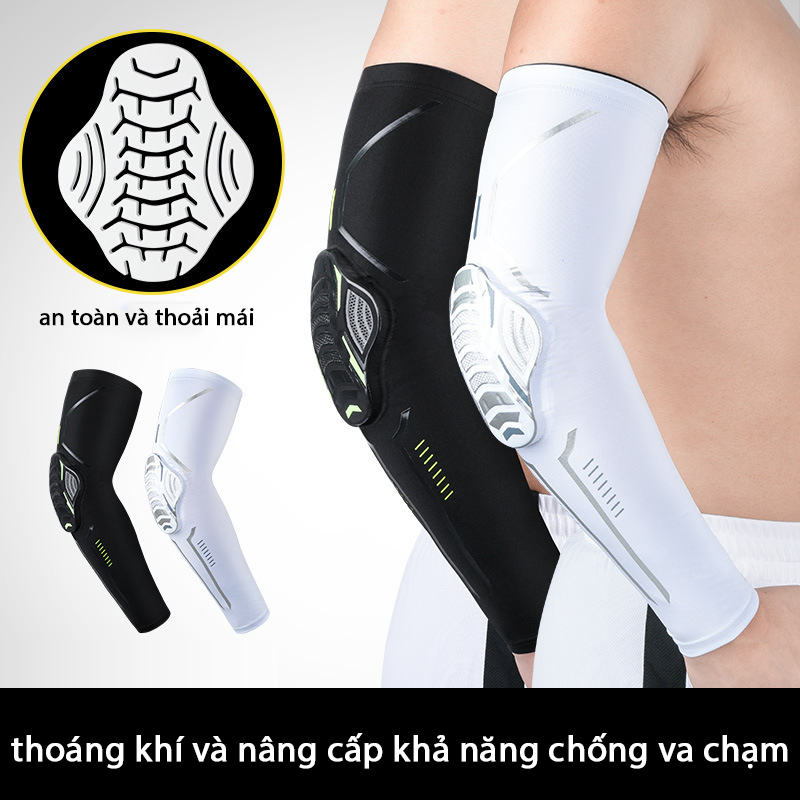 Đai Khuỷu Tay, Băng Bảo vệ Khuỷu Tay Có Miếng Đệm Dày Chơi Thể Thao Bóng Rổ, Tránh Chấn Thương