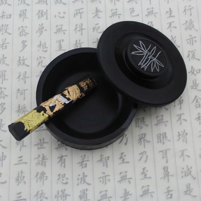 Nghiên mực luyện viết Thư pháp - 4 tấc